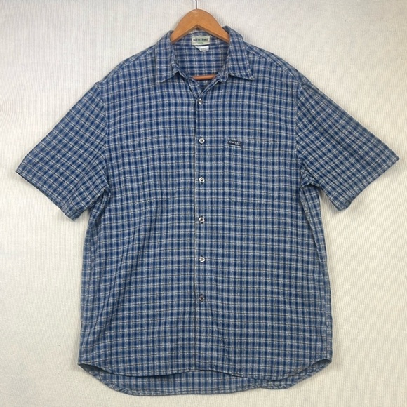 Vintage GUESS 90’s Y2K Button Front Plaid Shirt Men’s Size XL Casual Pockets - Picture 1 of 12